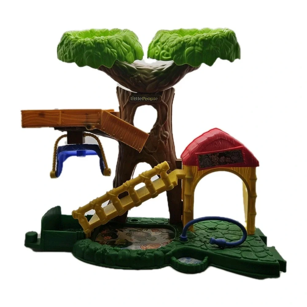 Fisher‎ Price Little People Big Animal Zoo Treehouse Playset Only Swing Pond